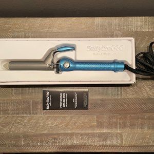 BABYLISS PRO NANO TITANIUM SRPING  CURLING IRON, 1" DIA
